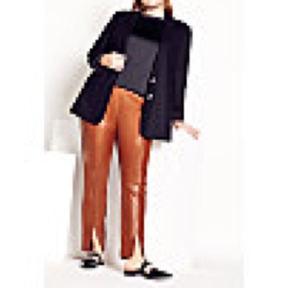 BOGO~Sophia Split Faux Leather pants~BOGO-add to cart and wait for deal - Picture 1 of 5